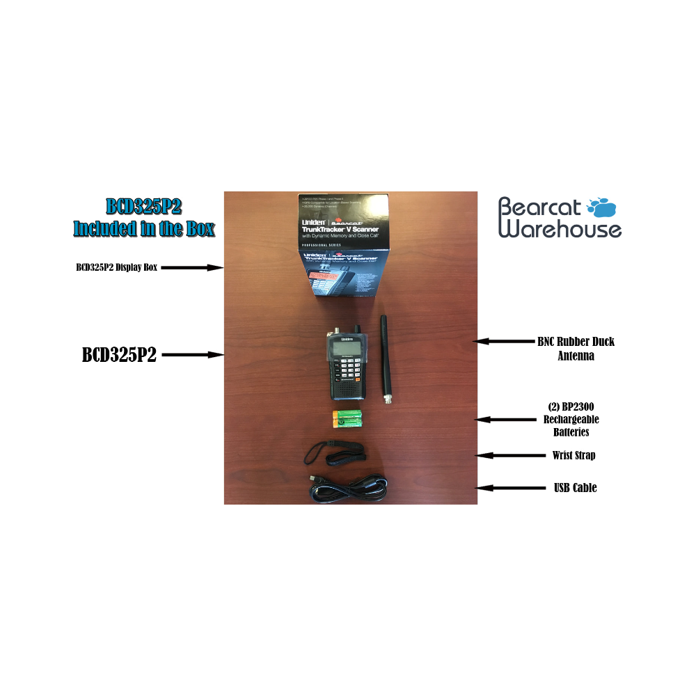 Uniden BCD325P2 Phase II Handheld Digital Police Scanner – Police Scanner  Outlet