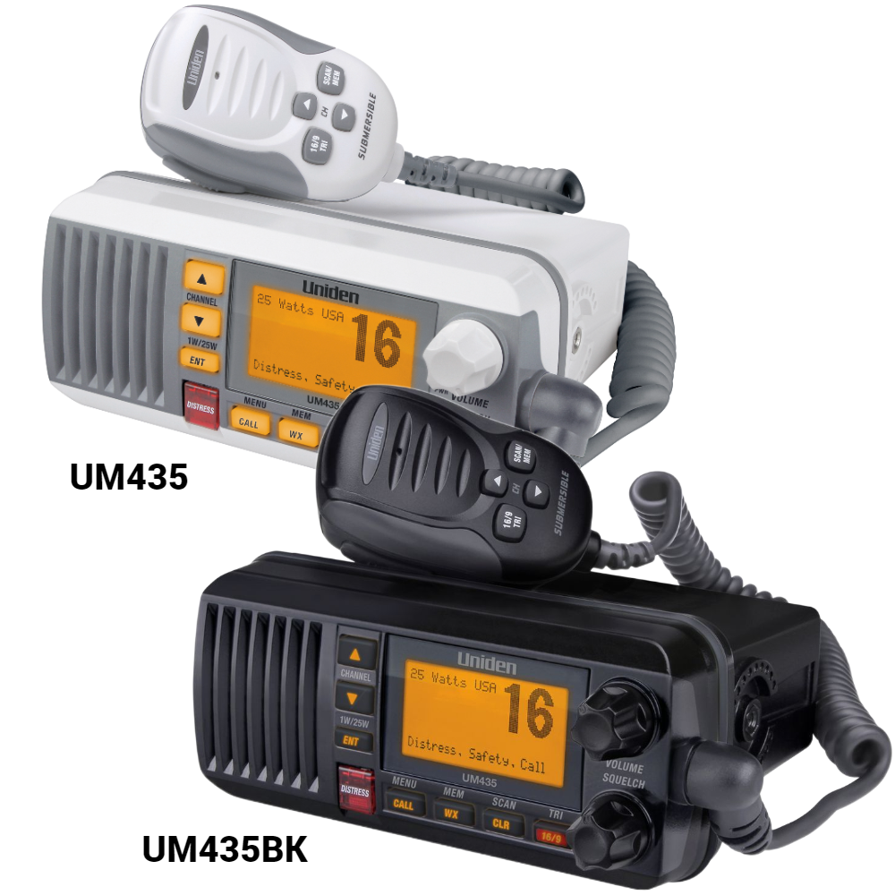 Uniden UM385, UM385BK Fixed Mount Marine Radio,  –  Uniden Online Store