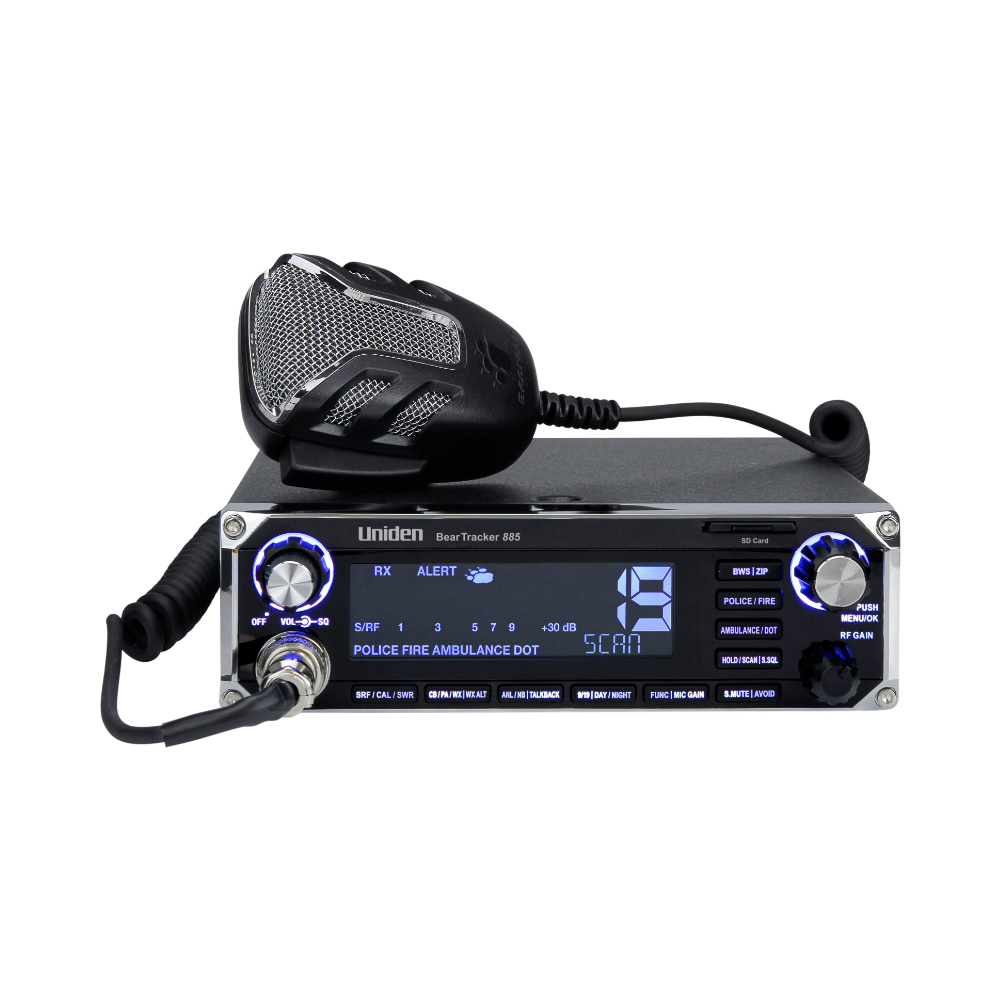 Uniden BearTracker 885 Hybrid CB Radio + Digital Scanner